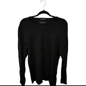 Wings + Horns Black Long Sleeve Top Size M